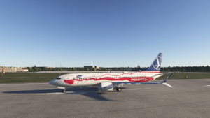 LOT Polish Airlines SPLVD "Proud of Poland's Independence" Asobo Boeing 737 MAX 8 - 8K thumbnail 2