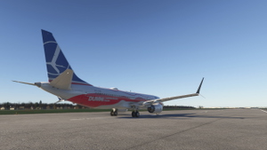 LOT Polish Airlines SPLVD "Proud of Poland's Independence" Asobo Boeing 737 MAX 8 - 8K thumbnail 3