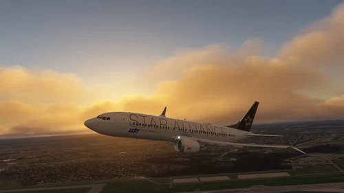 LOT Polish Airlines SPLVF Star Alliance 2025 Asobo Boeing 737 MAX 8 - 8K