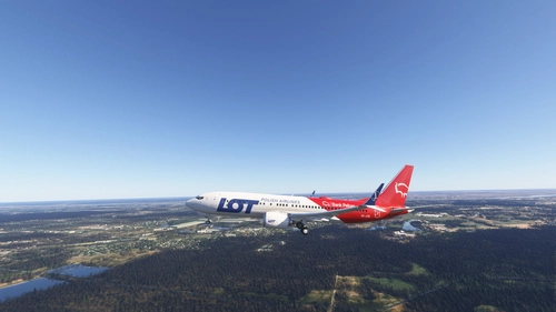 LOT Polish Airlines SPLVG "Pekao" Asobo Boeing 737 MAX 8 - 8K