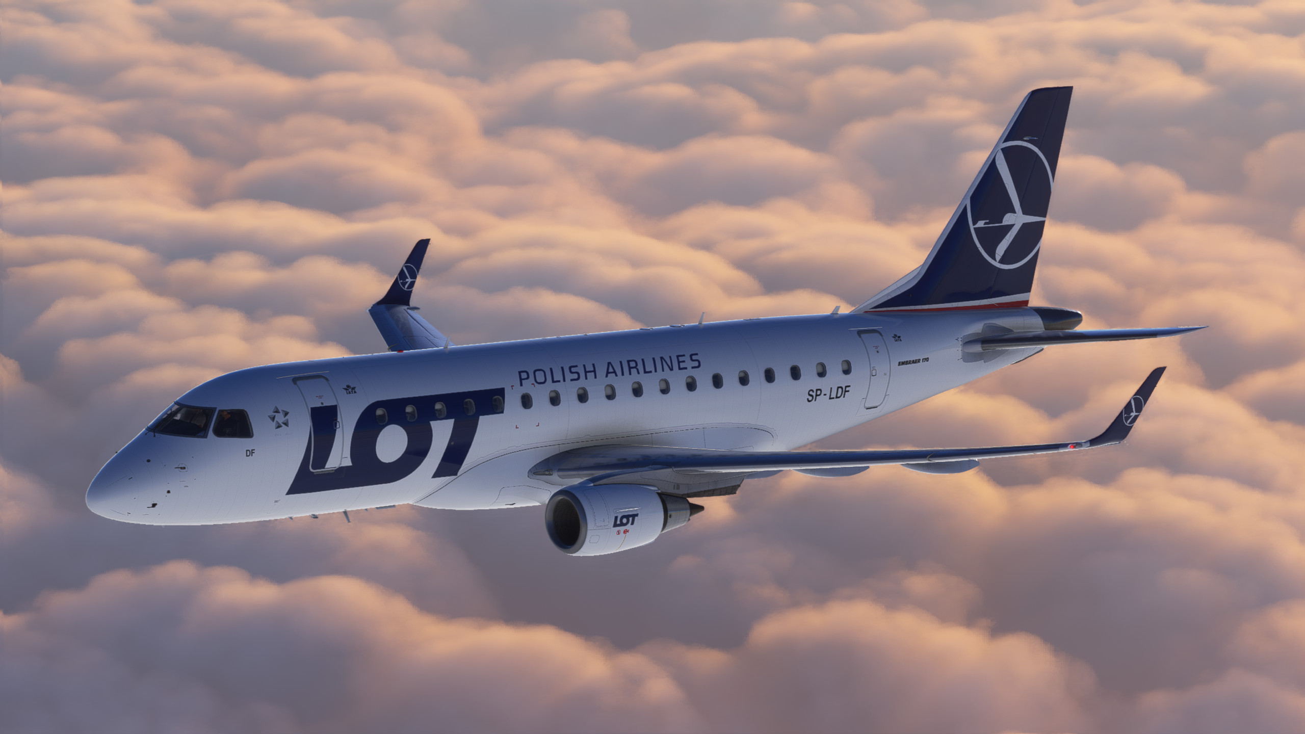 LOT Polish Airlines w/Cabin FSS E170 - Image 1