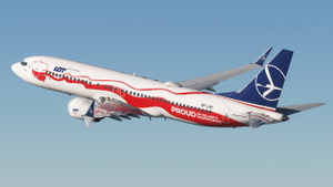LOT [SP-LVD] w/Cabin IFly B737 MAX 8 thumbnail 2