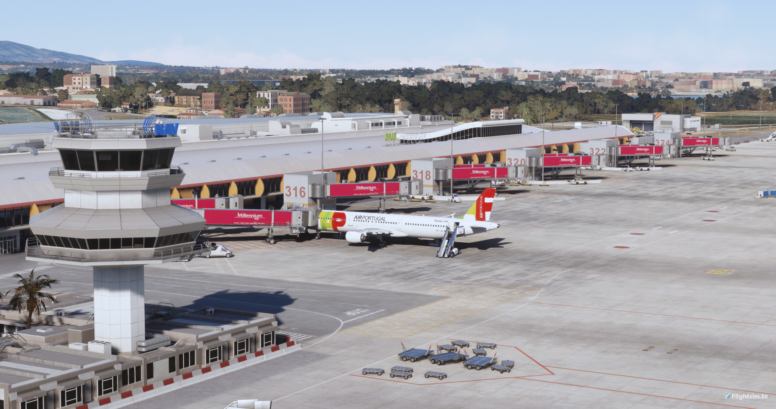 LPFR, Aeroporto Internacional de Faro, Faro Airport | GSX Profile (Default Asobo) | IMPROVEMENT - Image 1