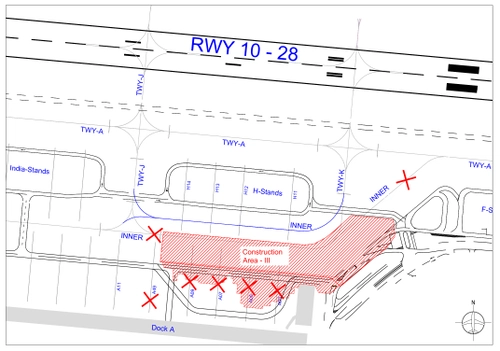 LSZH apron reconstruction phase3