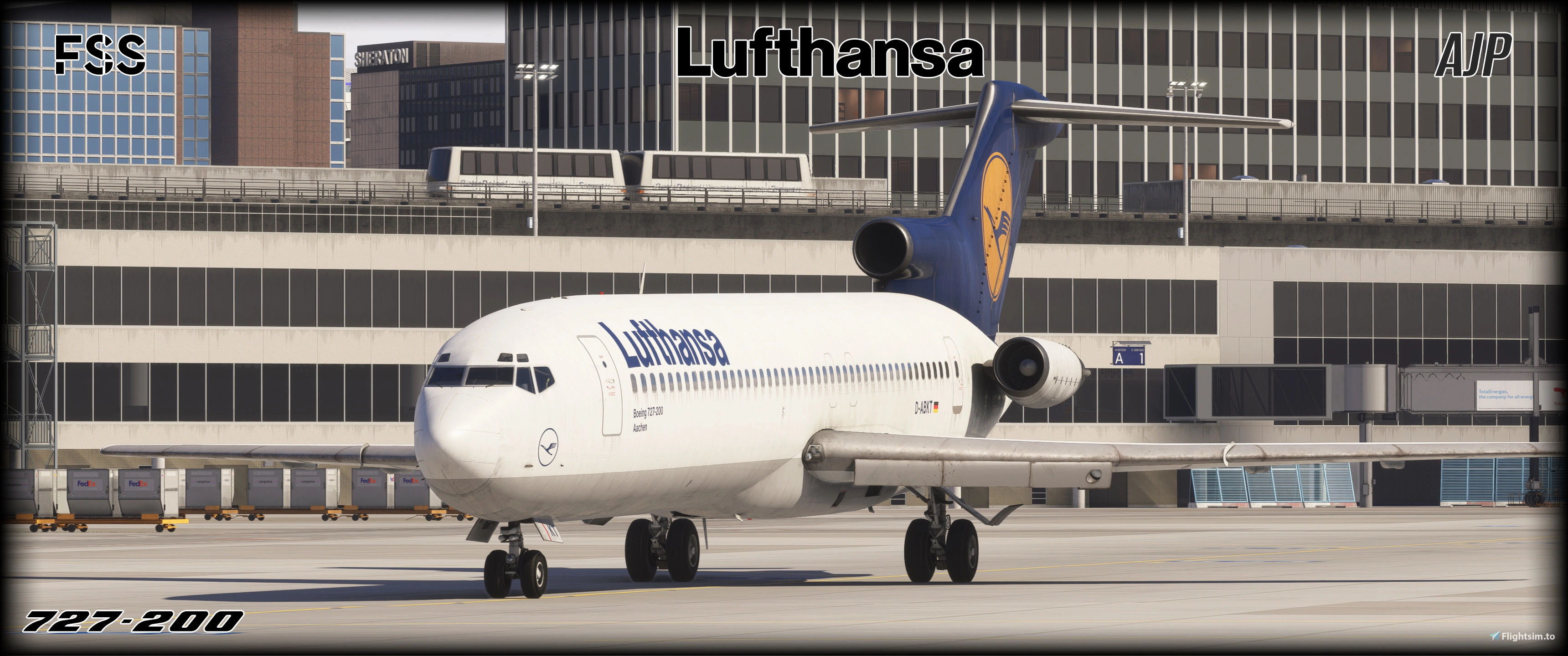 Lufthansa - D-ABKT - Boeing 727-200 - Aircraft Liveries for MSFS