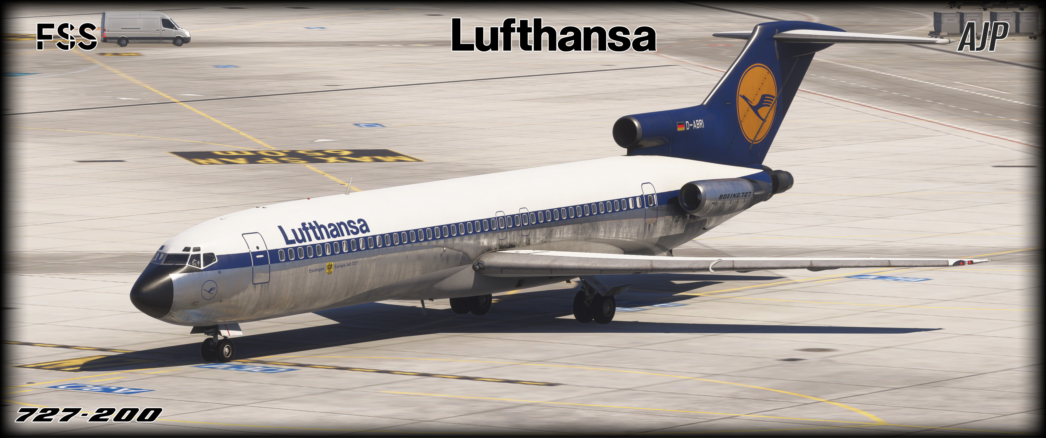 Lufthansa - Retro - D-ABRI - Boeing 727-200 - Aircraft Liveries