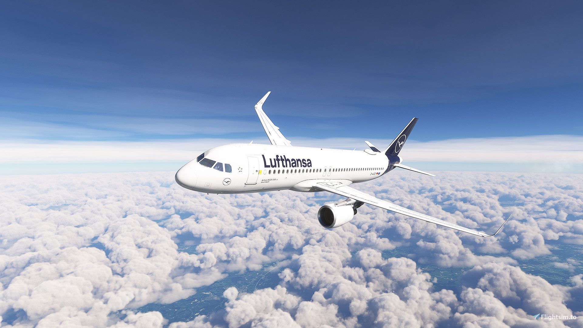 Lufthansa A320SL pack with cabin for Fenix A320 V2 [8K+4K