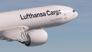 Lufthansa Cargo (D-ALFG | Sharkskin Technology) - PMDG 777-F thumbnail 3