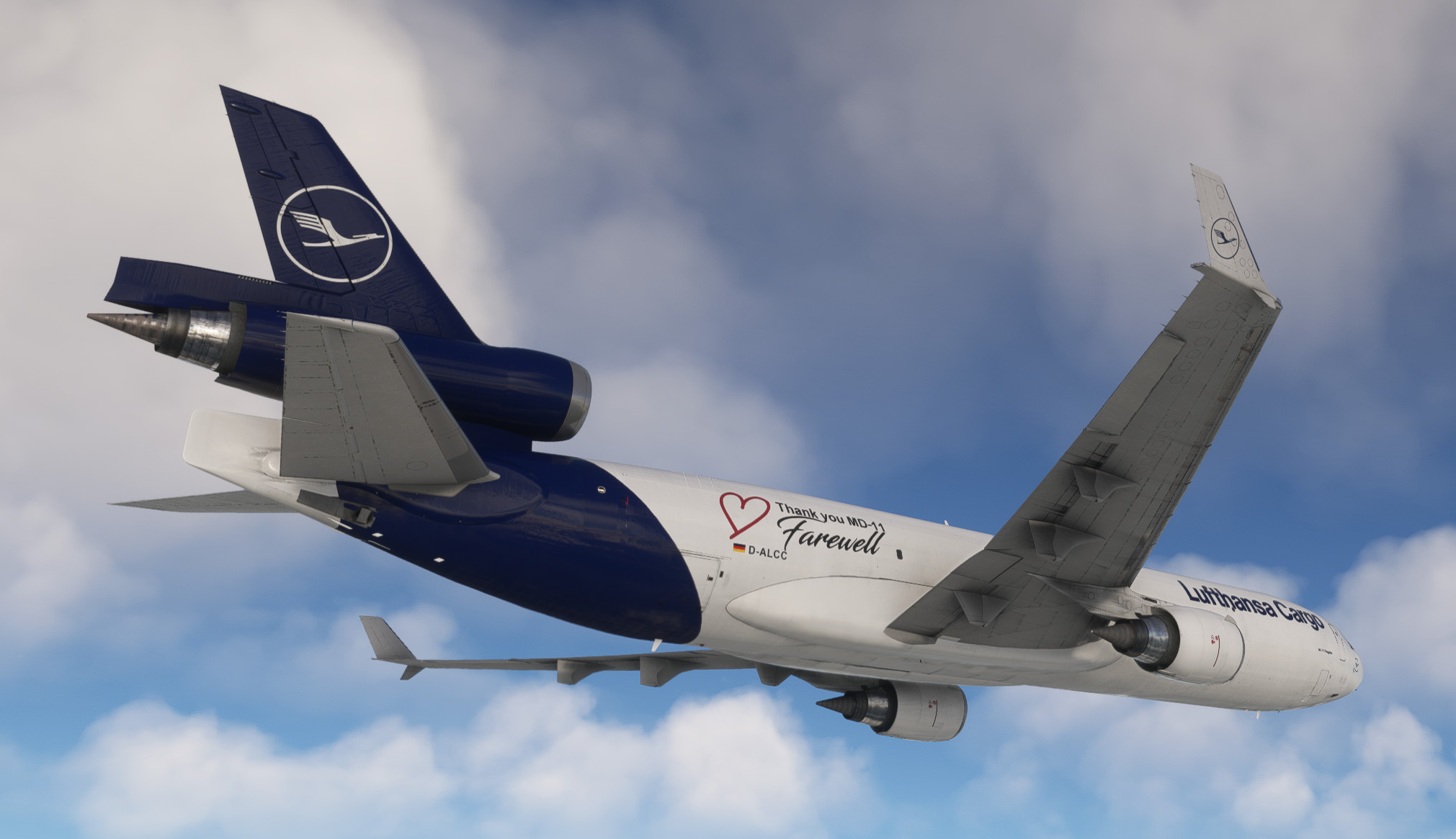 Lufthansa Cargo MD-11F D-ALCC Farewell Livery - Image 1