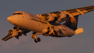 Lufthansa Cityline [D-AVRR] Avro RJ85 Justflight thumbnail 4