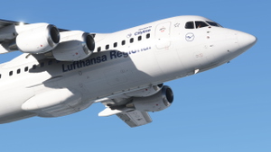 Lufthansa Cityline [D-AVRR] Avro RJ85 Justflight thumbnail 6