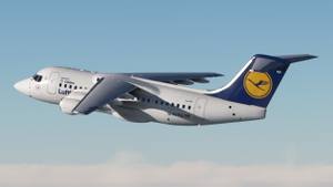 Lufthansa Cityline [D-AVRR] Avro RJ85 Justflight thumbnail 7