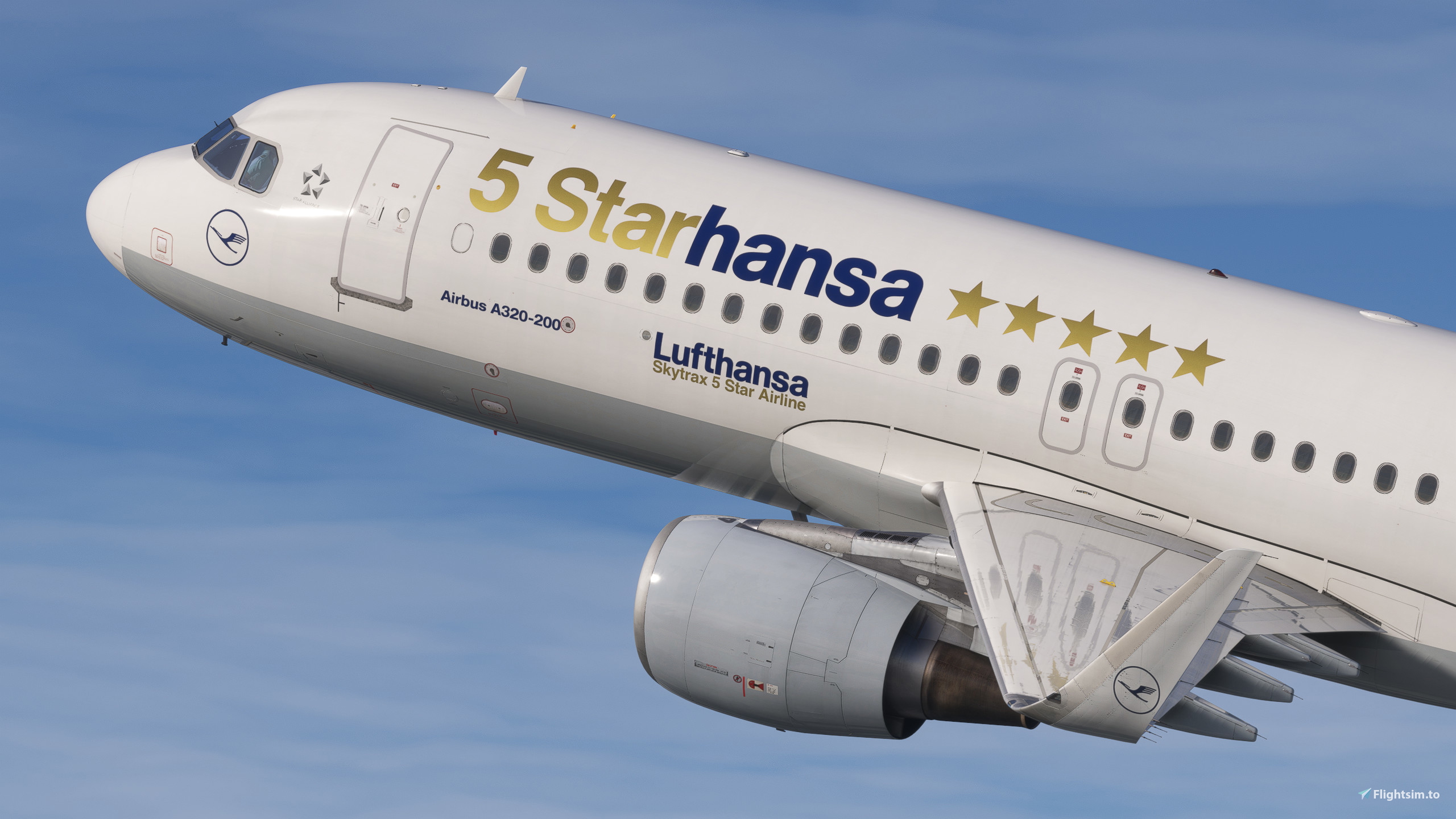 Lufthansa Classic [Pack] w/Cabin Fenixsim A320 Sharklet [8K+4K