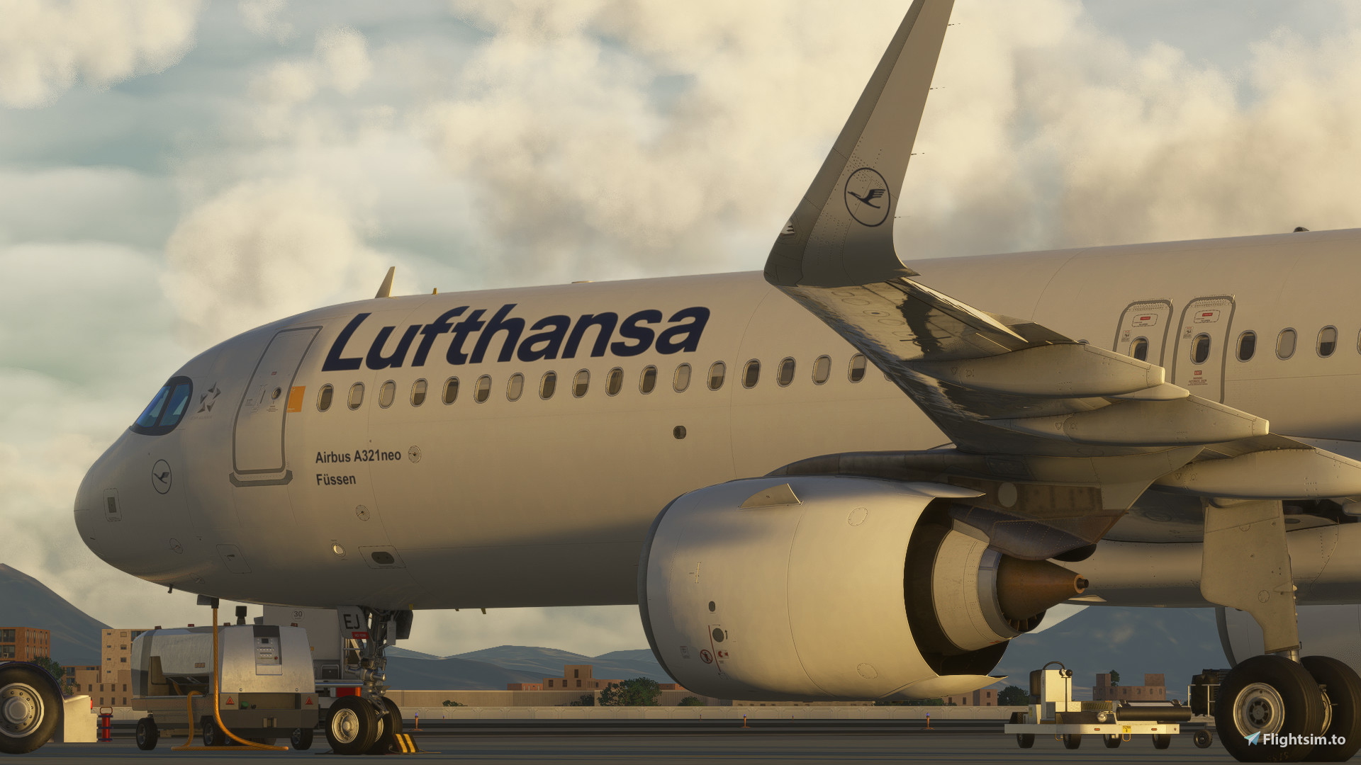 Lufthansa D-AIEJ livery for InibuildsA321 NEO MSFS2024 (with cabin) - Image 1
