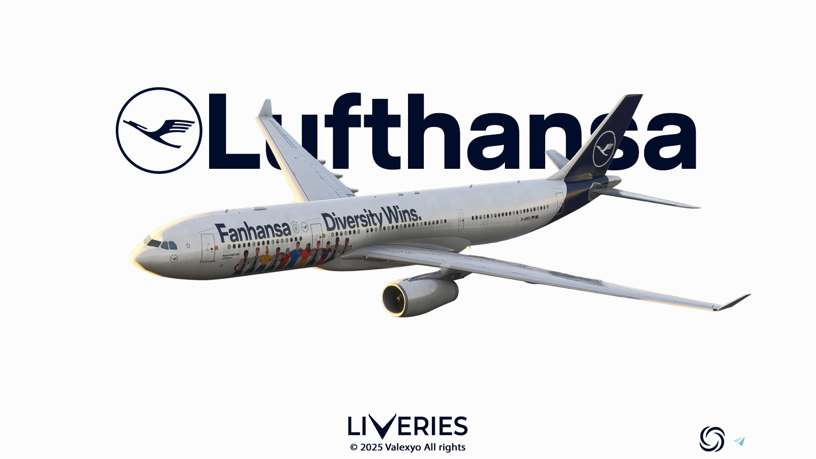Lufthansa D-AIKQ (Fanhansa)  w/Cabin | A330-300 inibuilds/microsoft [8K] - Image 1