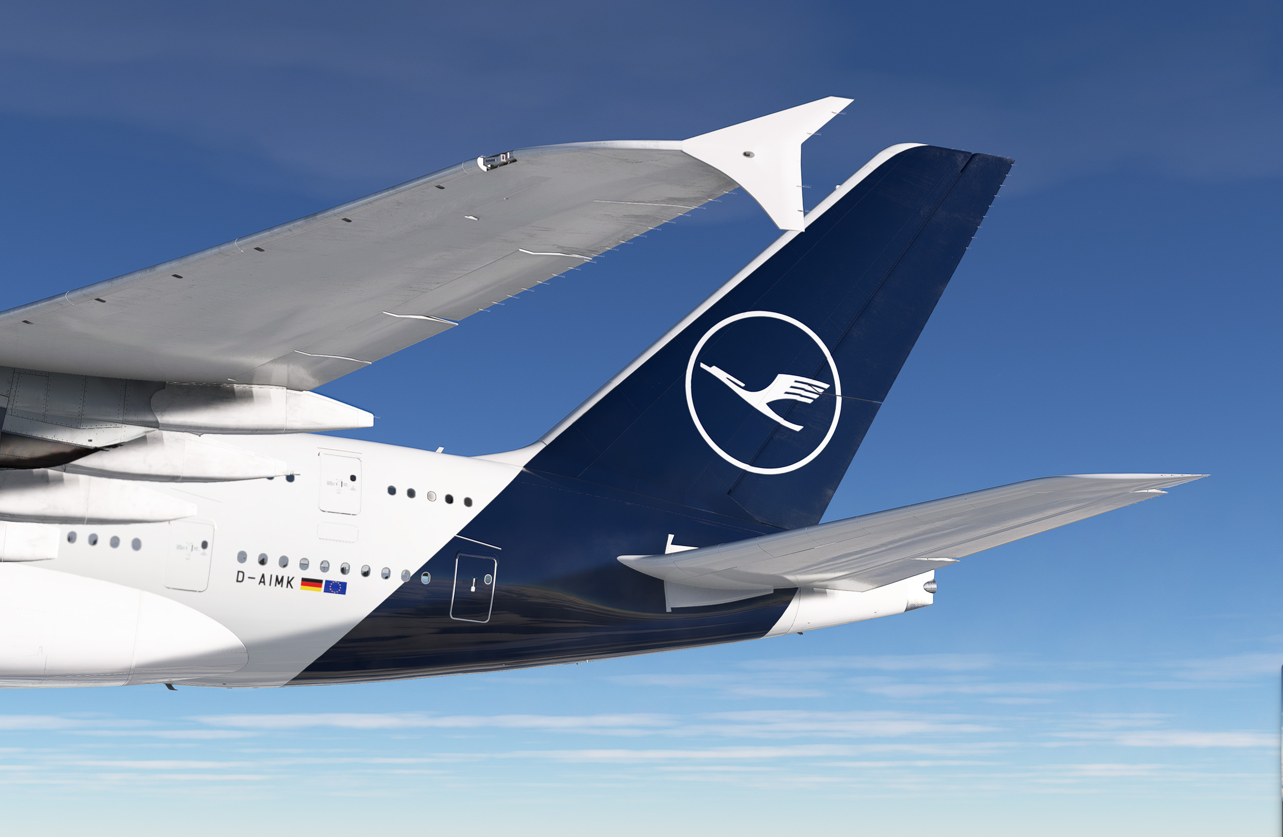 Lufthansa | D-AIMK | FBW A380 | 4K & 8K のために Microsoft Flight