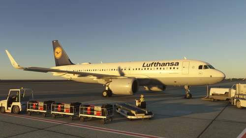 Lufthansa D-AINH –Old livery- livery for InibuildsA320NEO MSFS2024 (with cabin)