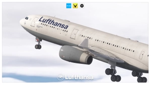 Lufthansa Old Colors Pack w/Cabin | A330-300 inibuilds/microsoft [8K] thumbnail 3