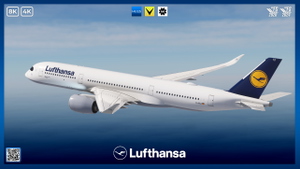 Lufthansa Old Colors w/3D Cabin | A350-900 inibuilds thumbnail 6