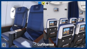 Lufthansa Old Colors w/3D Cabin | A350-900 inibuilds thumbnail 9