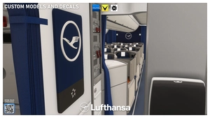 Lufthansa Pack  w/ 3D Cabin | A350-900 inibuilds thumbnail 6