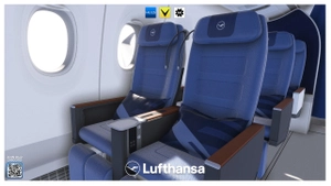 Lufthansa Pack  w/ 3D Cabin | A350-900 inibuilds thumbnail 12