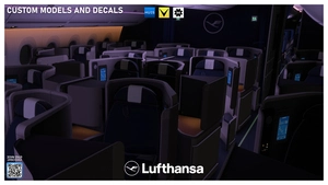 Lufthansa Pack  w/ 3D Cabin | A350-900 inibuilds thumbnail 15