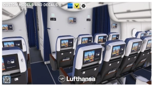 Lufthansa Pack  w/ 3D Cabin | A350-900 inibuilds thumbnail 13