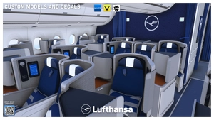 Lufthansa Pack  w/ 3D Cabin | A350-900 inibuilds thumbnail 7