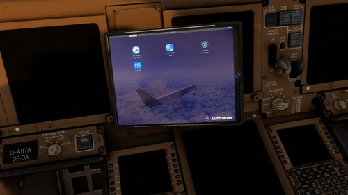 Lufthansa PMDG 777-300 EFB Wallpaper