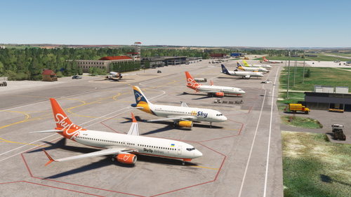 LUKK Chisinau - FSLTL Static Aircraft (CHISINAU dev.)
