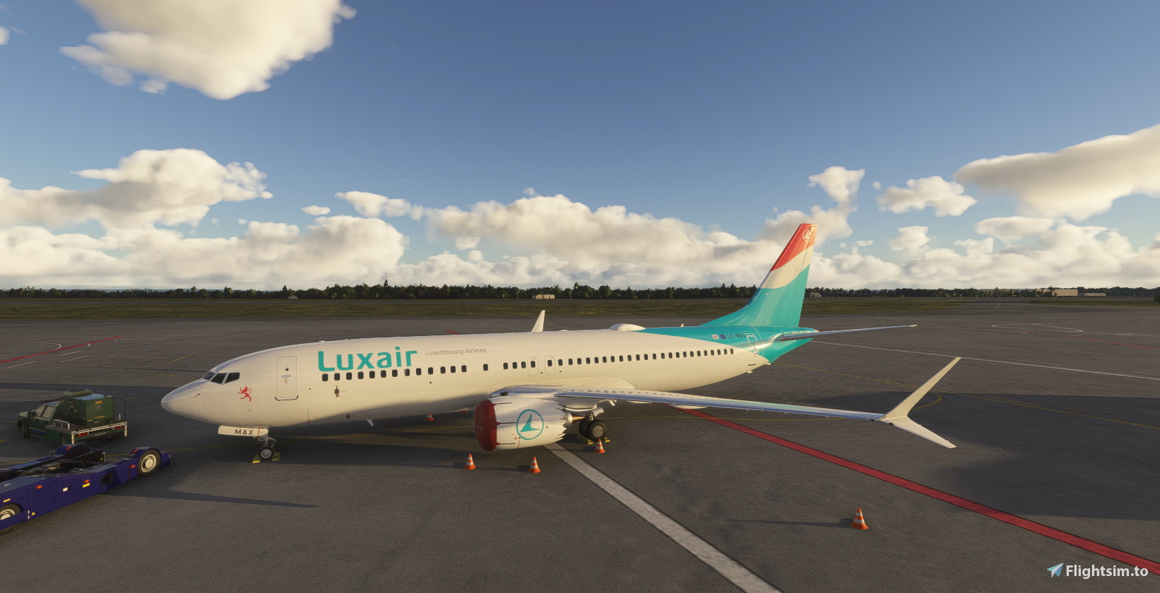 Luxair (LH-MAX/LX-LBL) | Asobo 737-8MAX - MSFS Add-on - Flightsim.to