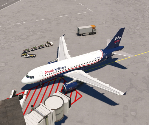 LVFR A319 DonAir VA Livery
