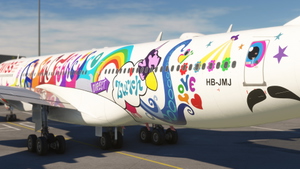 LVFR A340-300 SWISS San Francisco Livery thumbnail 2