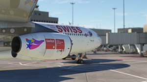 LVFR A340-300 SWISS San Francisco Livery thumbnail 4