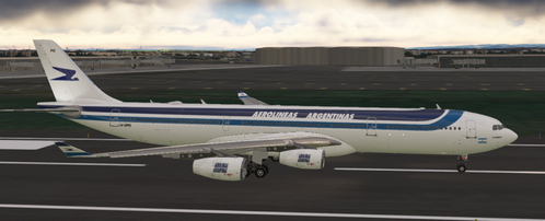 LVFR A340 Aerolineas Argentinas