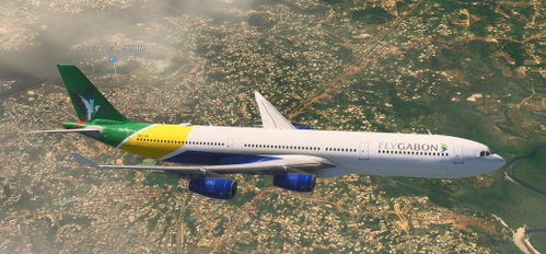 LVFR Airbus A343-Fly Gabon  TR-LTN