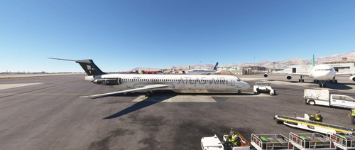 MADDOG MD-80 Atlas Air EP-SAT