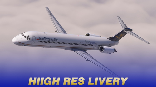 Maddog MD-82 Livery EP-MDG RETRO IranAirTour Airlines