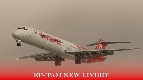 Maddog MD-83 EP-TAM Ata Airlines 8k