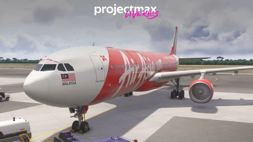 Malaysia Air Asia X 9M-XXQ - inibuilds/Microsoft A330-300 RR [8K]