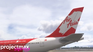 Malaysia Air Asia X 9M-XXQ - inibuilds/Microsoft A330-300 RR [8K] thumbnail 3