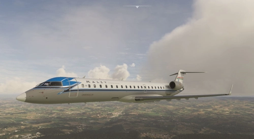 Malev Retro repaint for Aerosoft CRJ-700