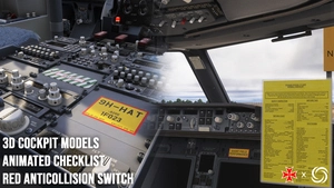 MALTA AIR Pack w/ 3D Full Economy Cabin | iFly 737 MAX 8 [Smart Decals] thumbnail 8