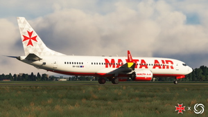 MALTA AIR Pack w/ 3D Full Economy Cabin | iFly 737 MAX 8 [Smart Decals] thumbnail 5
