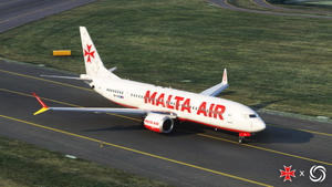 MALTA AIR Pack w/ 3D Full Economy Cabin | iFly 737 MAX 8 [Smart Decals] thumbnail 9