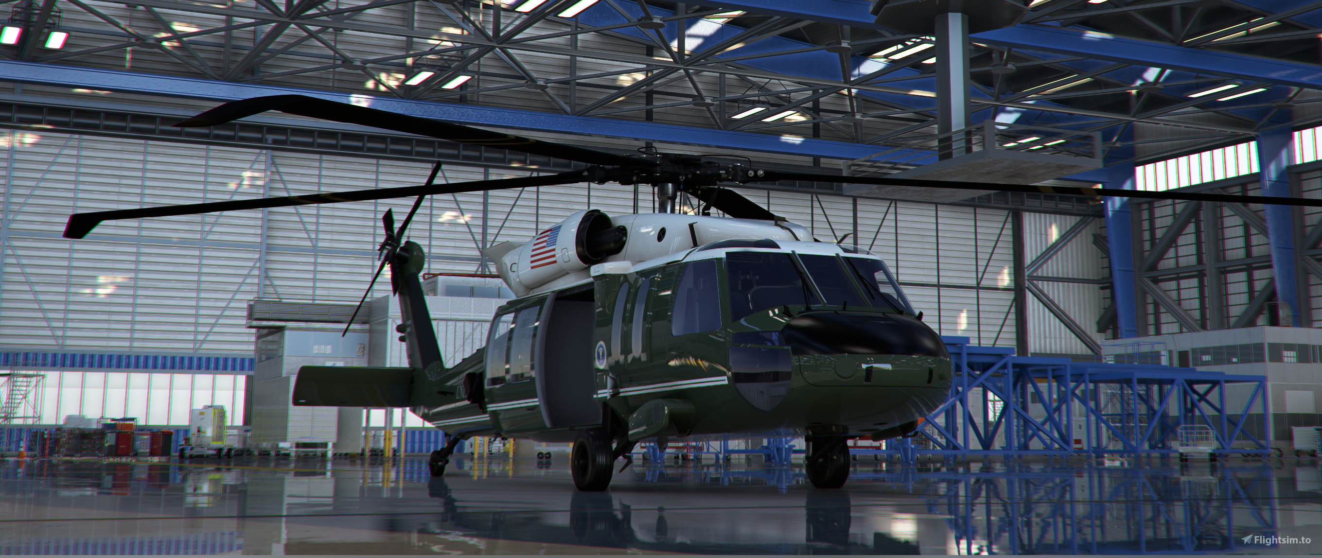 ニューレイ ヘリ 大統領専用機 VH-60 マリーンワン 模型 SkyPilot ニューレイ ヘリ 大統領専用機 VH-60 マリーンワン 模型