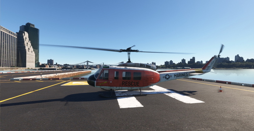 MARINES RESCUE  158557 - Taog Hangar Huey UH-1H