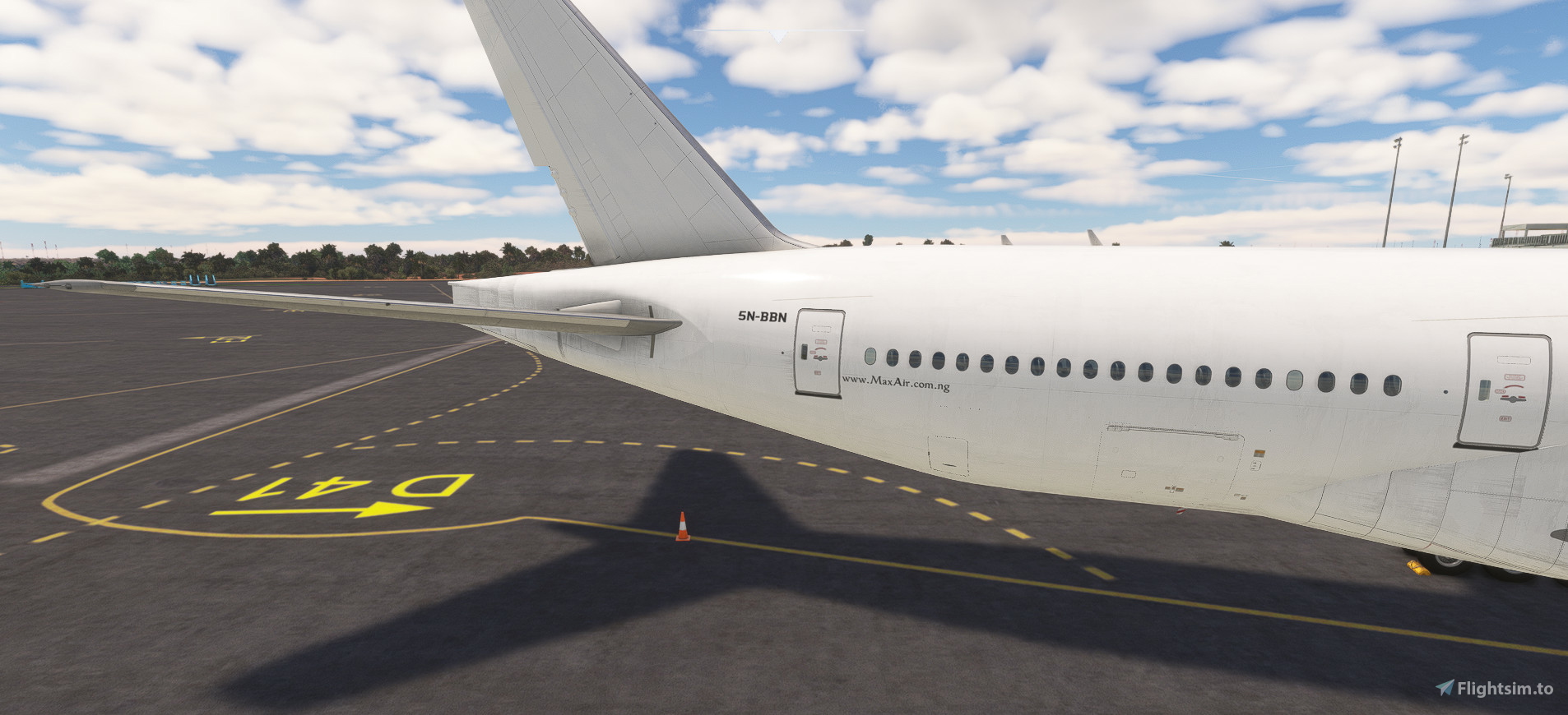 Max Air 5N-BBN 777-200er のために Microsoft Flight Simulator