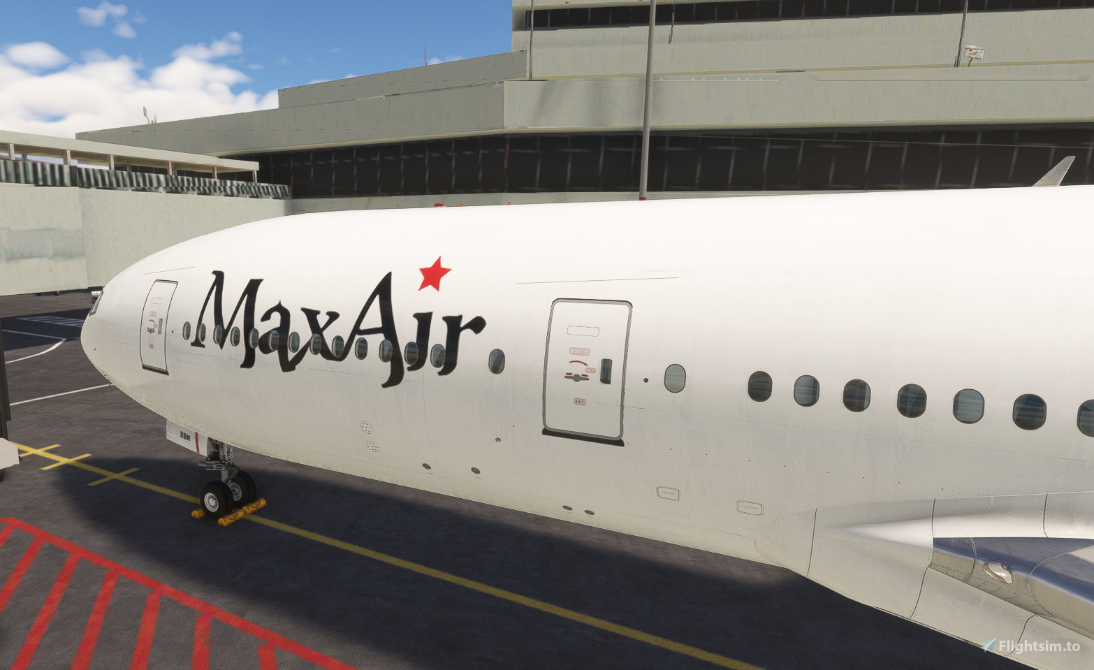 Max Air 5N-BBN 777-200er のために Microsoft Flight Simulator
